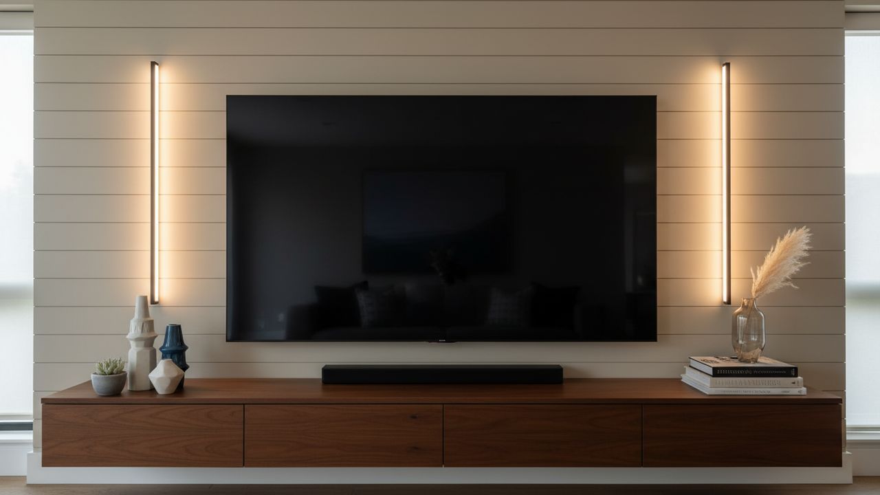 Meuble TV stylé et à la bonne taille pour un déco chic