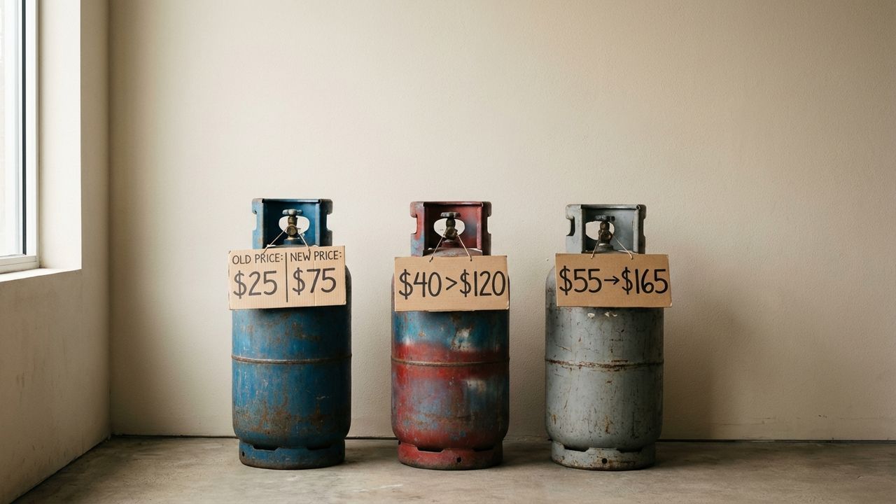 S'informer sur l'évolution des prix des bouteilles de gaz.
