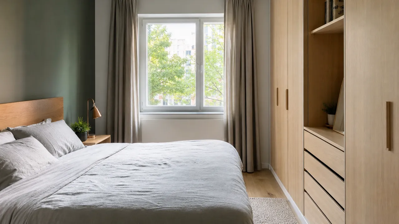 Aménager chambre 9m2 avec lit compact et rangement intégré